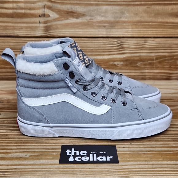 Gray Vans Shoes Grey Vans Womens NEW Vans Womens Filmore HI Gray - Main Image